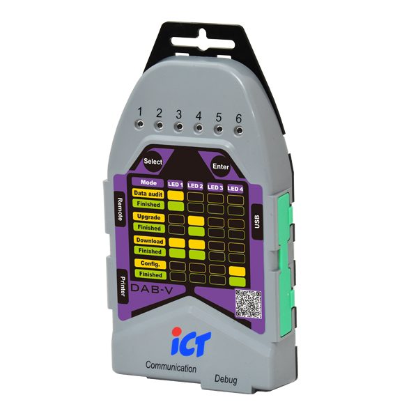 ICT DAB-V — Programmers & Service Tools shown from the front
